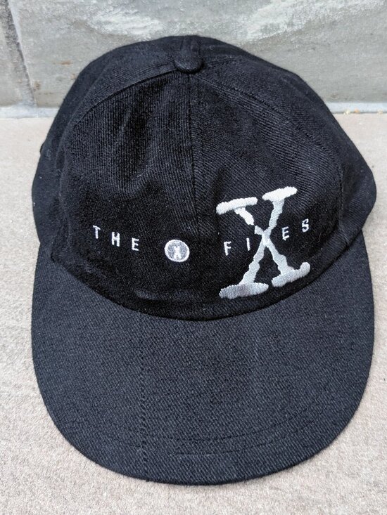 Other - Vintage The X-Files Cap Hat Men's Adjustable Black Silver Strapback 90s